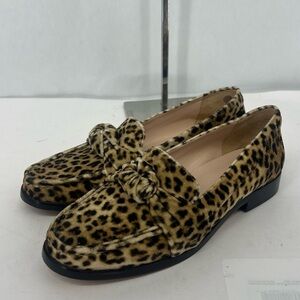 Loeffler Randall Leopard Print Loafers